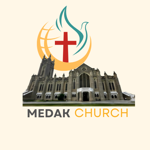 Yellow and Beige Minimalist Church Logo